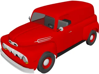 Ford Panel (1952) 3D Model