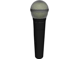 Microphone 3D Model