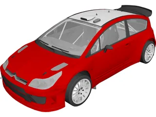 Citroen C4 WRC 3D Model