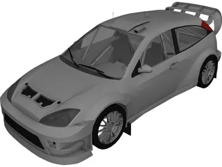 Ford Focus WRC (2003) 3D Model