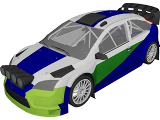 Ford Focus WRC (2006) 3D Model