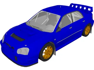 Subaru Impreza WRC (2003) 3D Model 3D Preview