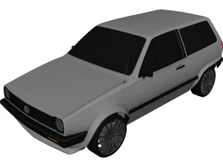 Volkswagen Polo (1986) 3D Model