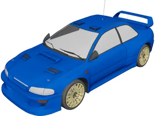 Subaru Impreza WRC (1997) 3D Model