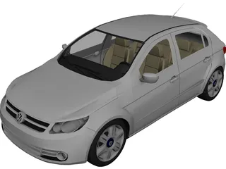 Volkswagen Gol G5 (2009) 3D Model