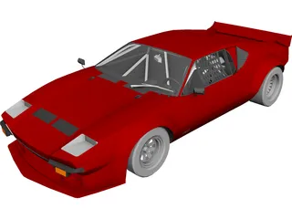 DeTomaso Pantera (1973) 3D Model