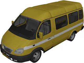 Gaz 3302 Gazel 3D Model