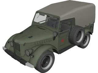 GAZ 69 3D Model