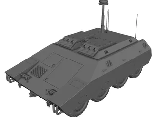 ARV Woodland Tank 3D Model