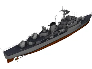 Commandant Riviere Frigate (1964) 3D Model