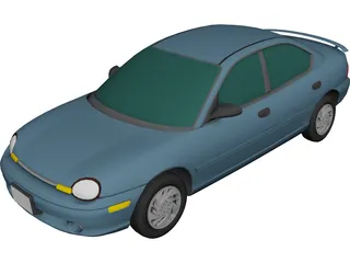 Dodge Neon (1994) 3D Model