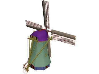 Windmill 3D Model