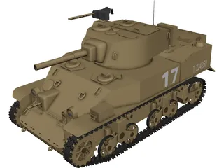 M5 A1 3D Model