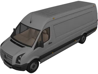 Volkswagen Crafter 3D Model