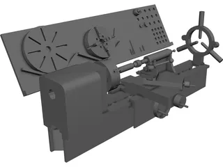 Convention Lathe 3D Model