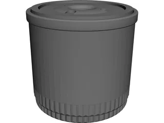 Oil Filter CAD 3D Model