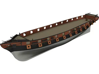 La Creole Hull 3D Model