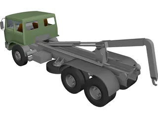 Renault VTL Truck CAD 3D Model