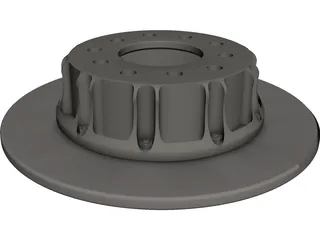 Brake Disc Front 3D Model