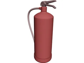 Fire Distinguisher CAD 3D Model