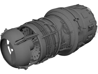 FZ Engine 3D Model