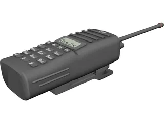 ICOM Handheld Radio Model F43 3D Model 3D Preview