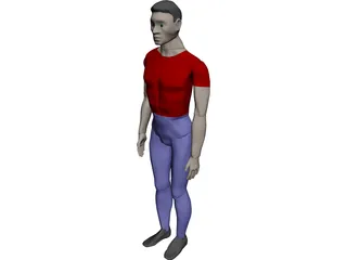 Man CAD 3D Model