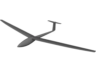DG 100 Glider CAD 3D Model
