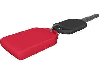 Car Key Fob 3D Model