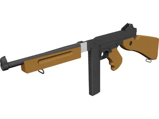 M1A1 Thompson 3D Model