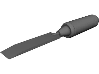 Chisel Tool 3D Model