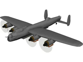 Avro Lancaster 3D Model