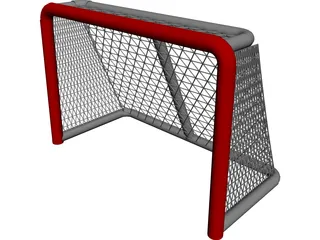 Hockey Goal 3D Model