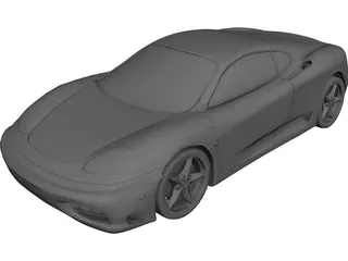 Ferrari 360 Modena (1999) 3D Model