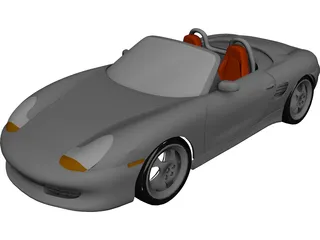 Porsche Boxster (1997) 3D Model 3D Preview