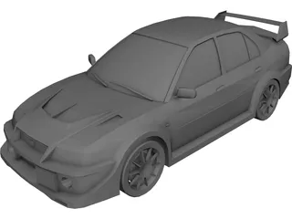 Mitsubishi Lancer/Carisma Evo VI (1999) 3D Model