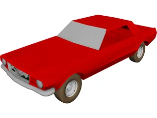 Ford Mustang (1965) 3D Model