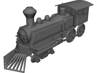 Steamtrain 3D Model