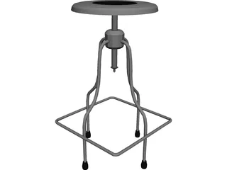 Precision Stool 3D Model