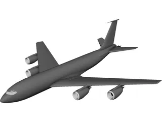 KC-135R Stratotanker 3D Model