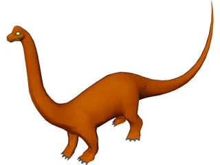 Brachiosaurus 3D Model 3D Preview