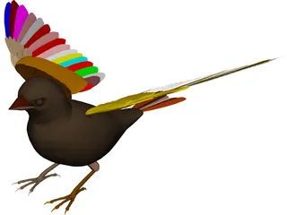 Sparrow 3D Model 3D Preview