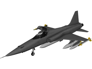 F-5E 3D Model