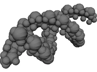 DNA Strand 3D Model