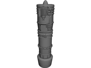 Engine Jet 3D Model