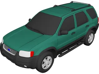 Ford Escape XLT (2001) 3D Model