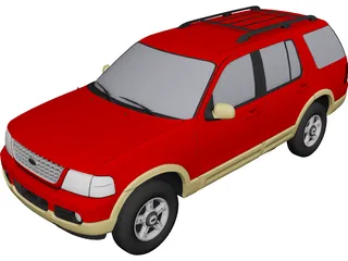 Ford Explorer (2001) 3D Model