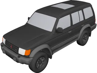 Mitsubishi Montero (1995) 3D Model