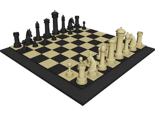 Star Trek 3D chess, 3D CAD Model Library