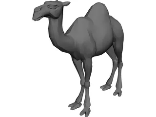 Camel 3D Model 3D Preview